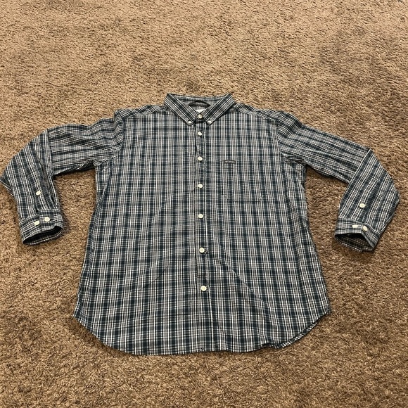 Columbia Other - Columbia Sportswear Men's Blue Plaid Long Sleeve Casual Button Up Shirt